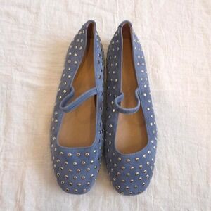 Madewell The Greta Ballet Flat - Basalt Blue/ Size 6.5/ NV817